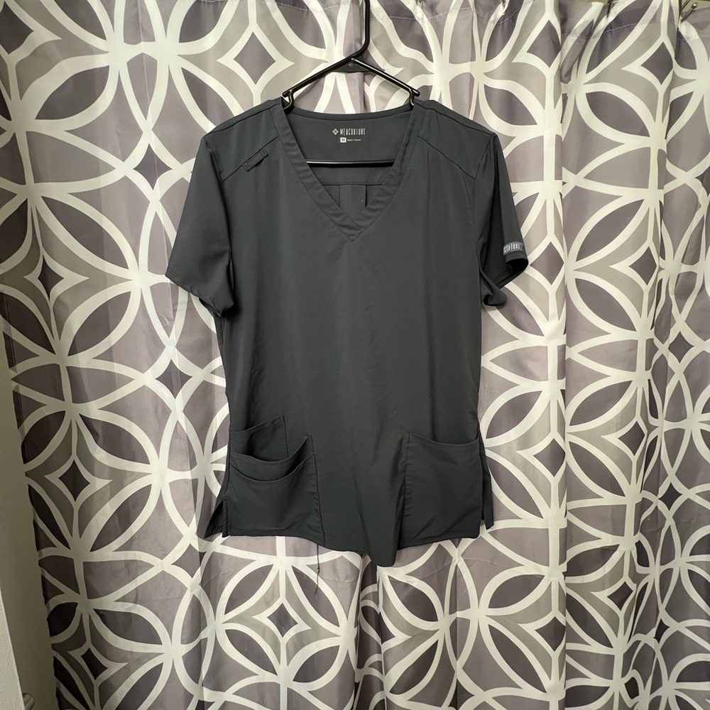 Charcoal Grey Scrub Set